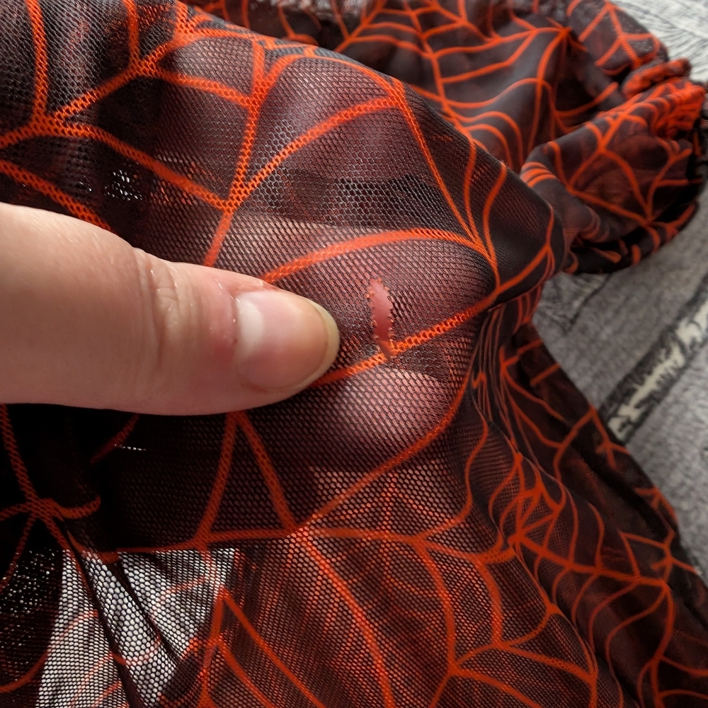 Foxblood Spider Web Dress - Picture 7 of 8